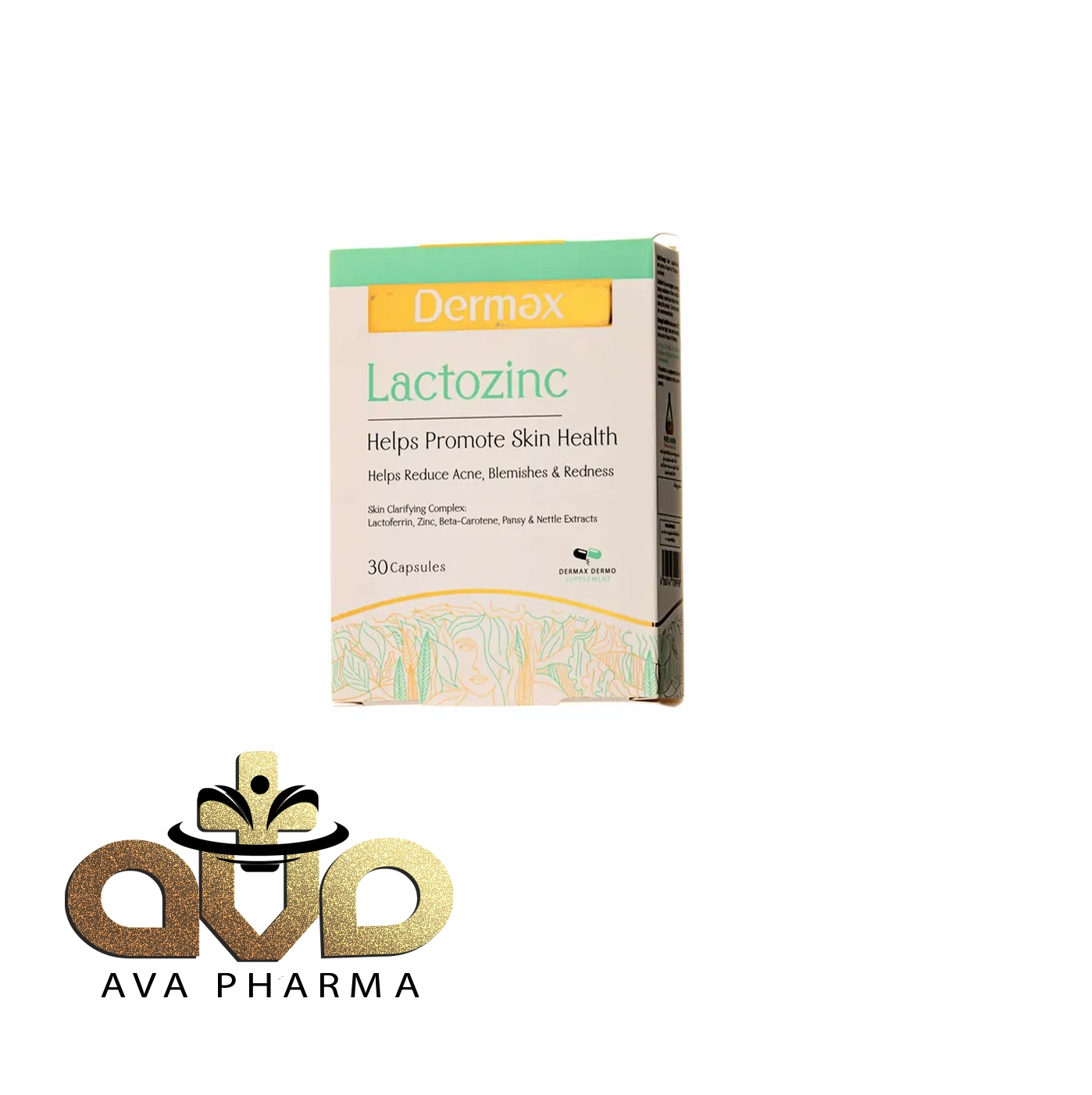 Lactozinc Capsule - Dermax 1 کپسول لاکتوزینک درمکس | آوافارما