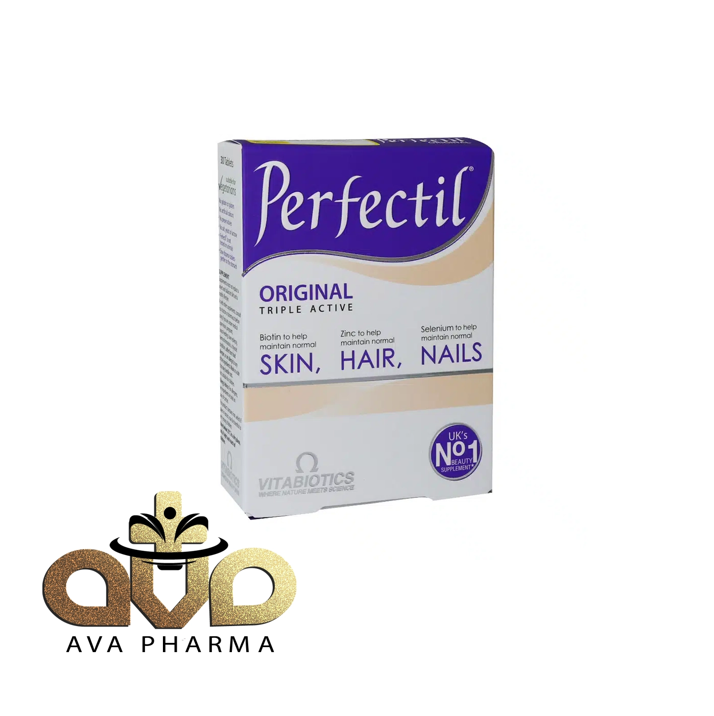 Vitabiotics Perfectil 30 Tabs 1 قرص پرفکتیل ویتابیوتیکس ۳۰ عدد | آوافارما
