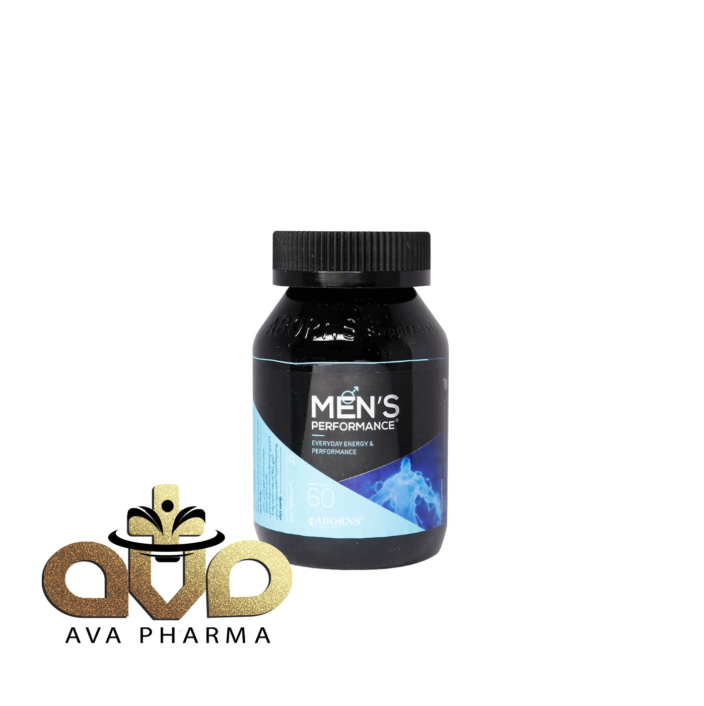 Aborns Mens Performance 60 Tabs 1 قرص منز پرفورمنس ابورنز 60 عدد | آوافارما
