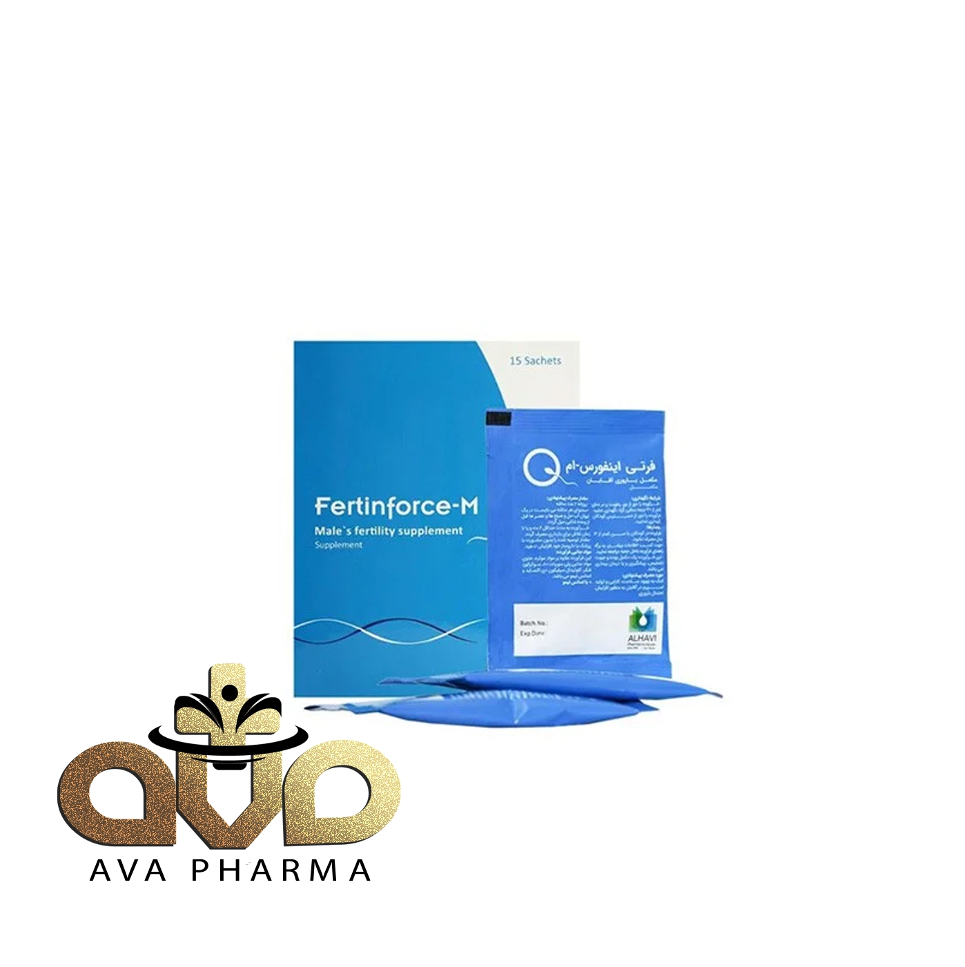 Alhavi Fertinforce M 15 Sachets 1 ساشه فرتی اینفورس ام الحاوی 15 عددی | آوافارما