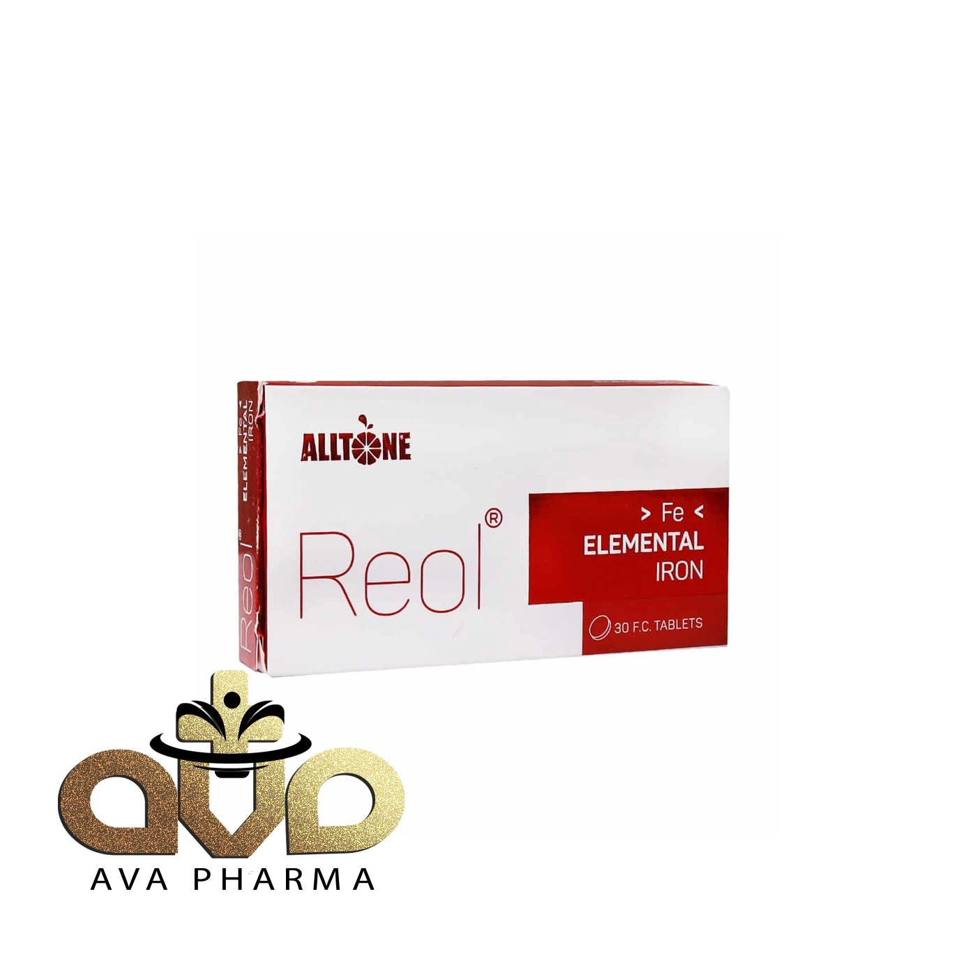 Alltone Reol Elemental Iron 30 F.C Tablets 1 قرص رئول آهن المنتال آلتون 30 عدد | آوافارما