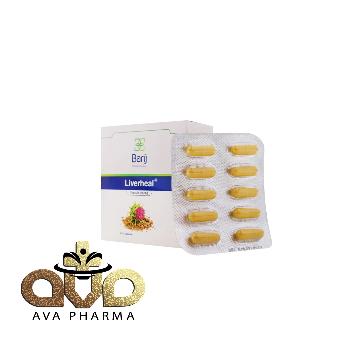 Barij Essence Liverheal 306 Mg 30 Caps 2