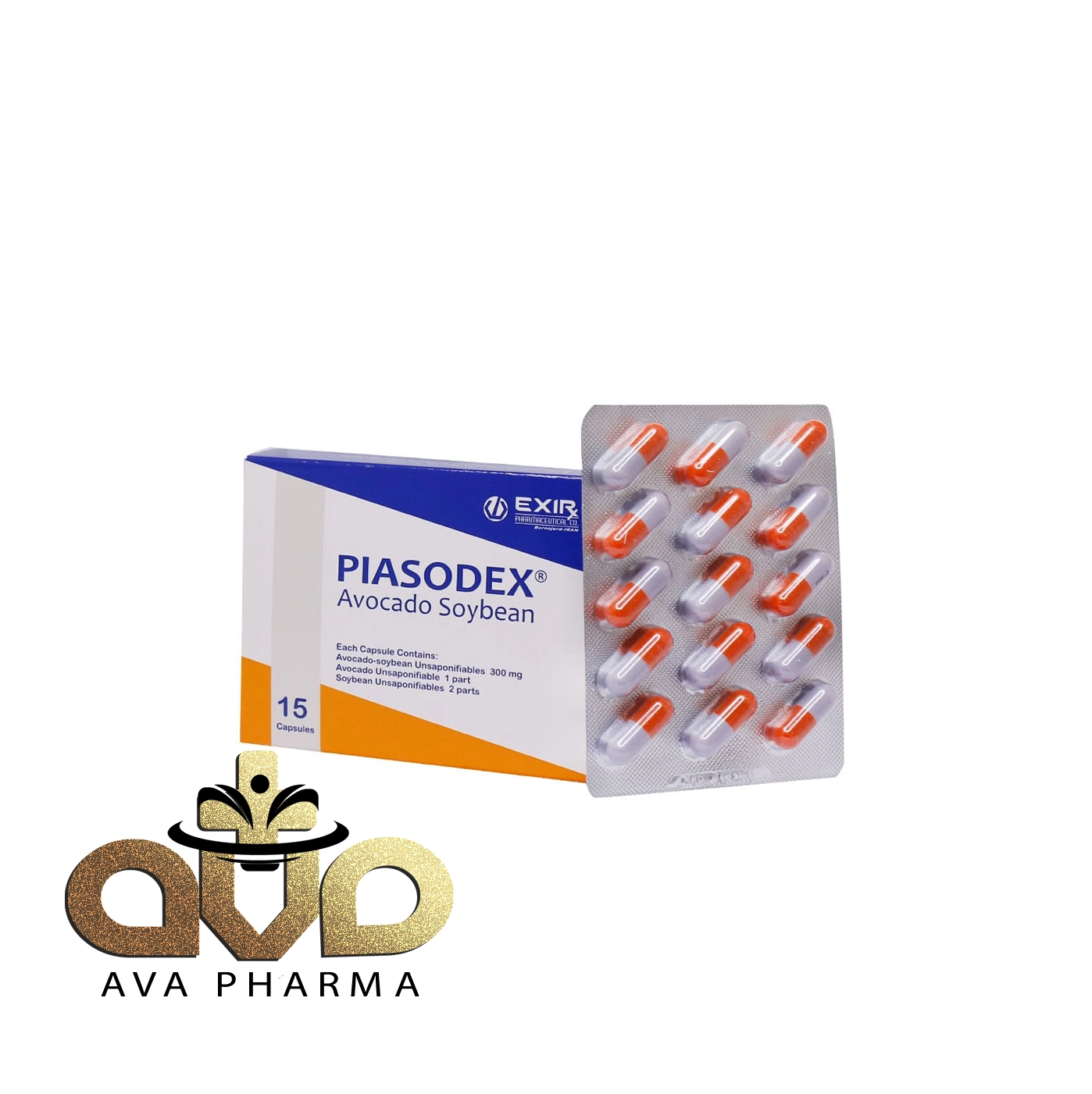 Exir Piasodox Avocado and Soybean 15 Capsules 2