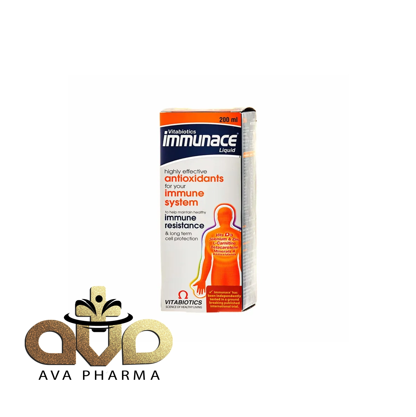 Immunace Liquid - Vitabiotics 1 شربت ایمیونس ویتابیوتیکس 200 میلیلیتری | آوافارما