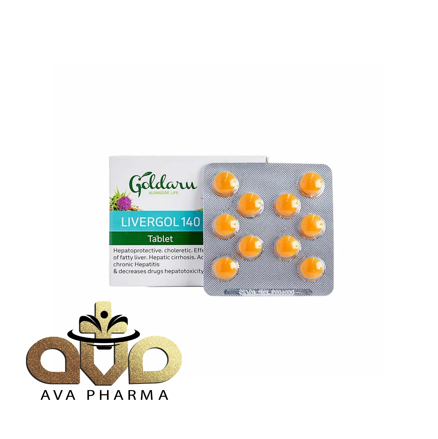 Livergol 140 Tablet - Goldaru 2