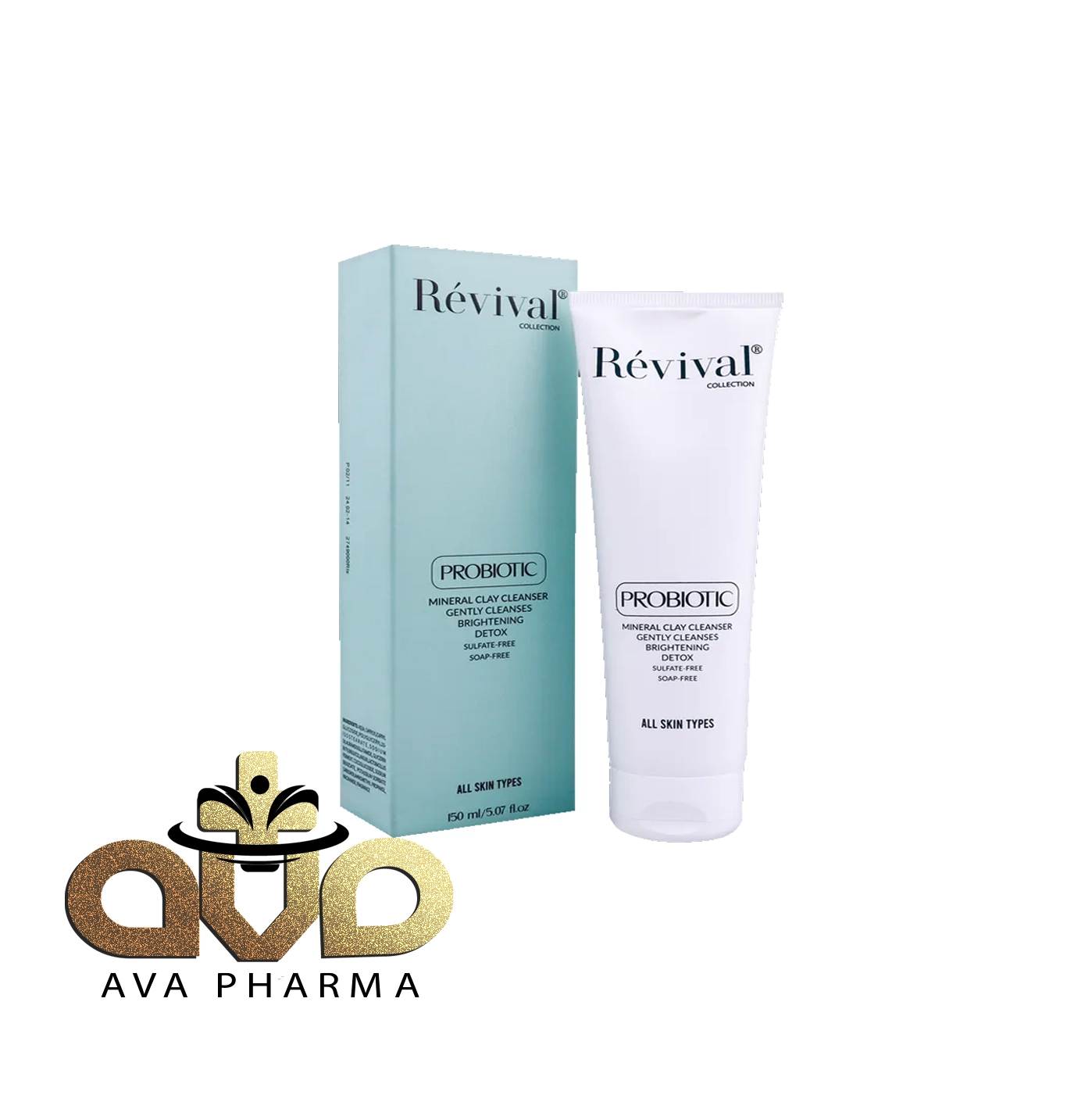 Mineral Clay Cleanser - Revival 1 ژل شستشوی صورت کائولن رویوال 150 میلی لیتری | آوافارما