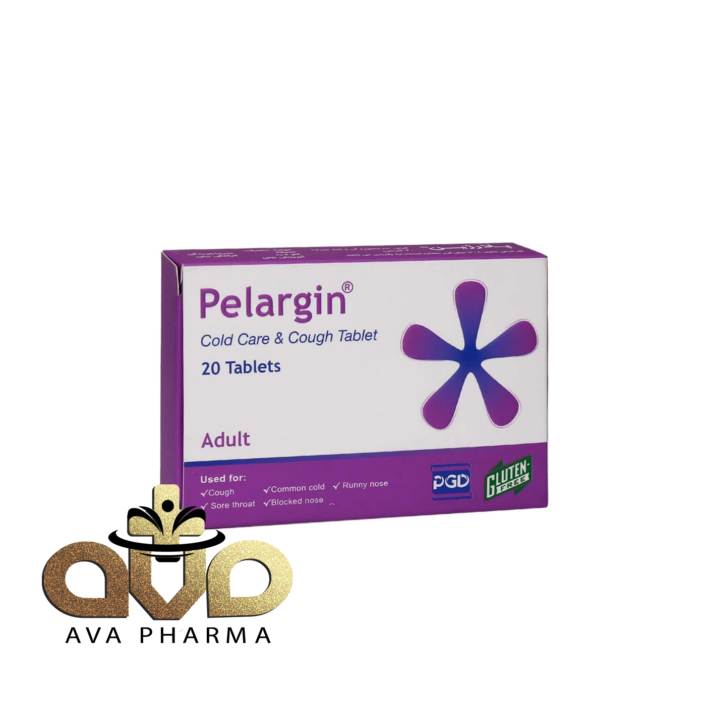 Pars Gita Darou Pelargin 20 Tablets 1 قرص پلارژین پارس گیتا دارو 20 عدد | اوافارما