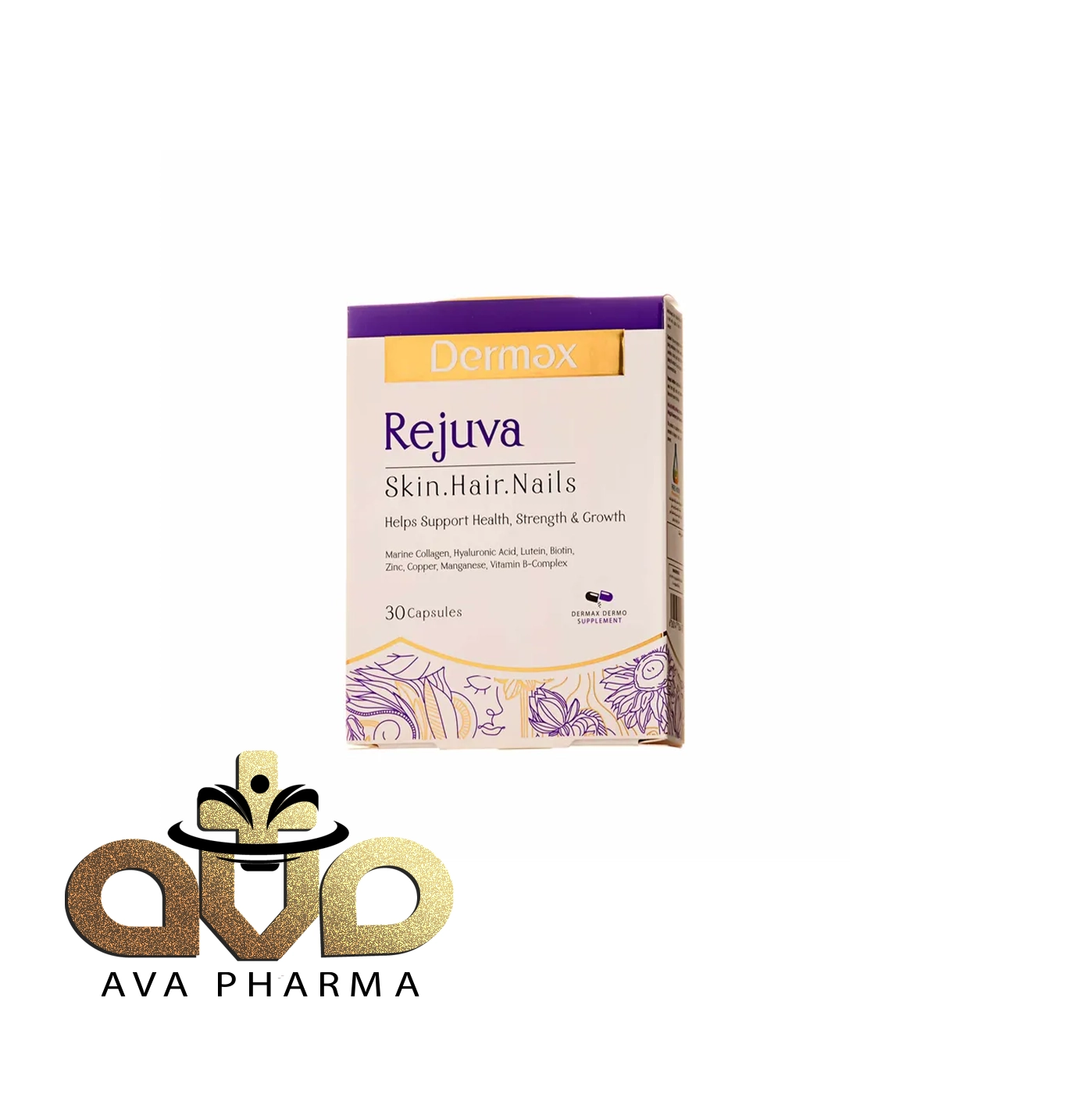Rejuva Capsule - Dermax 1 کپسول رجوا درمکس 30 عدد | آوافارما