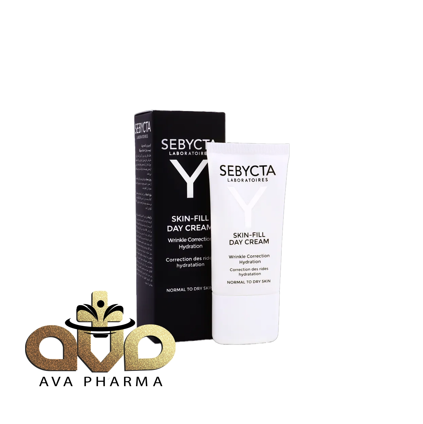 Skin Fill Day Cream For Dry Skin - Sebycta 1 سرم ضد چروک صورت سبیکتا 30 میلی لیتری | آوافارما