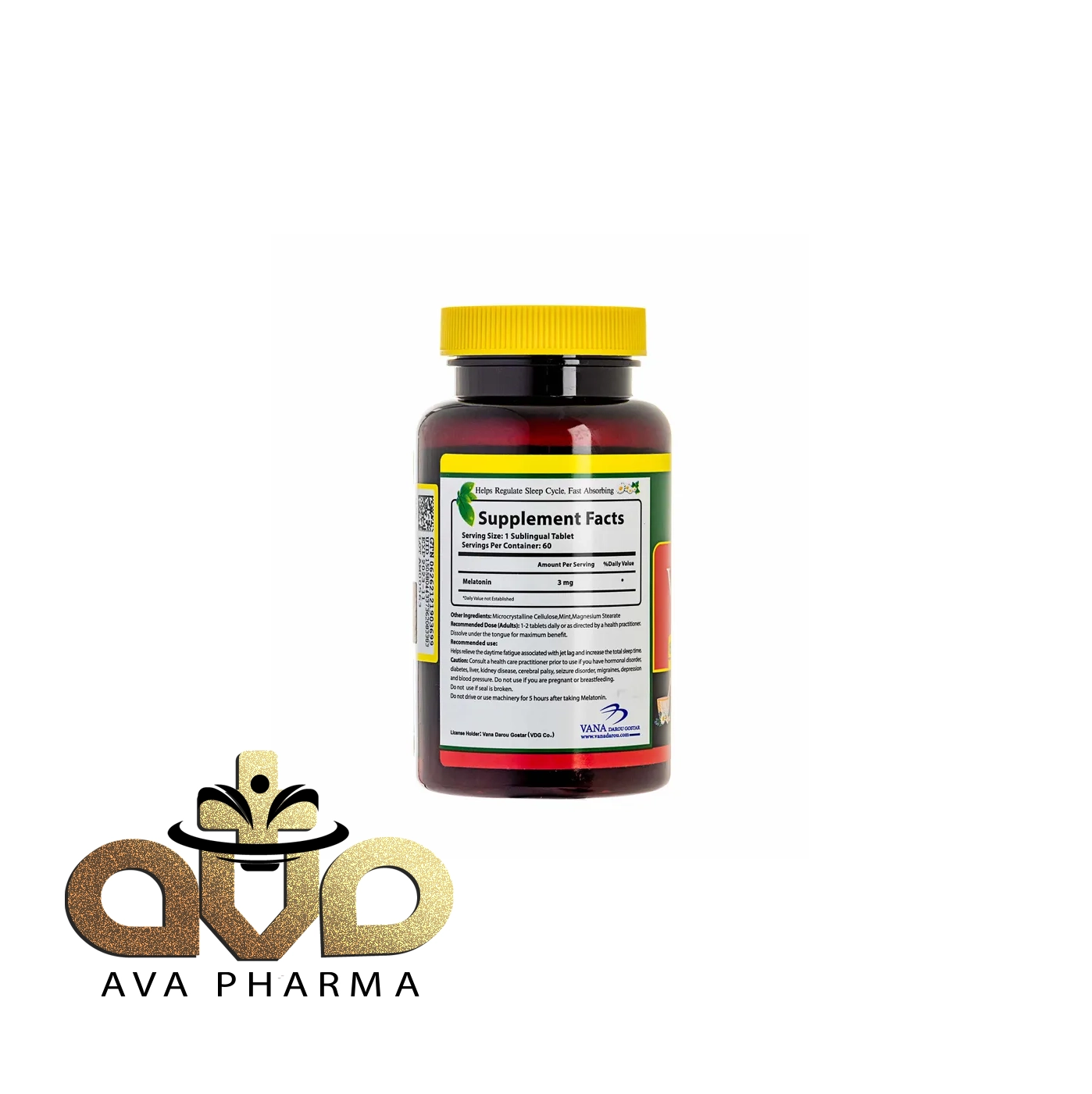 Vanatonin Sublingual Tablet - Norm Life 2 قرص زیر زبانی واناتونین نورم لایف | آوافارما