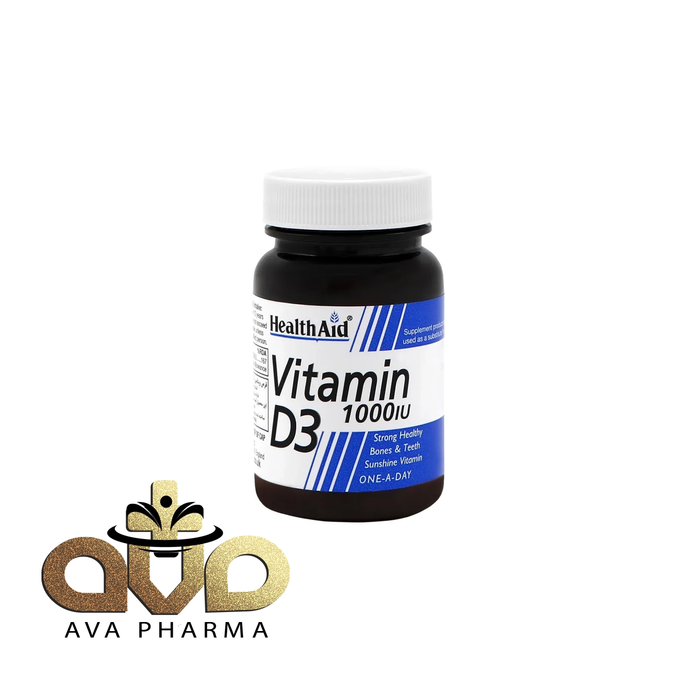 Vitamin D3 Tablet - Health Aid 3 قرص ویتامین د۳ هلث اید | آوافارما