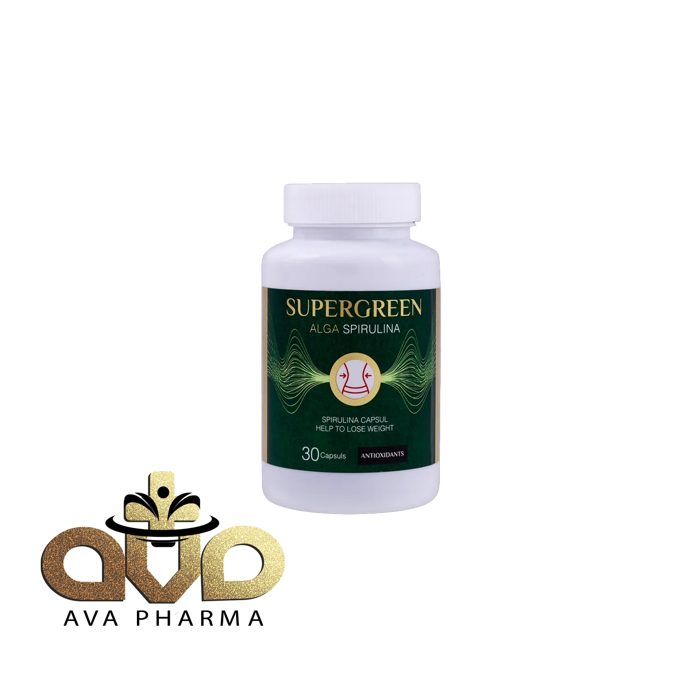Zarin Darou Super Green Spirulina 30 caps 1 کپسول سوپر گرین اسپیرولینا زرین دارو 30 عددی | اوافارما