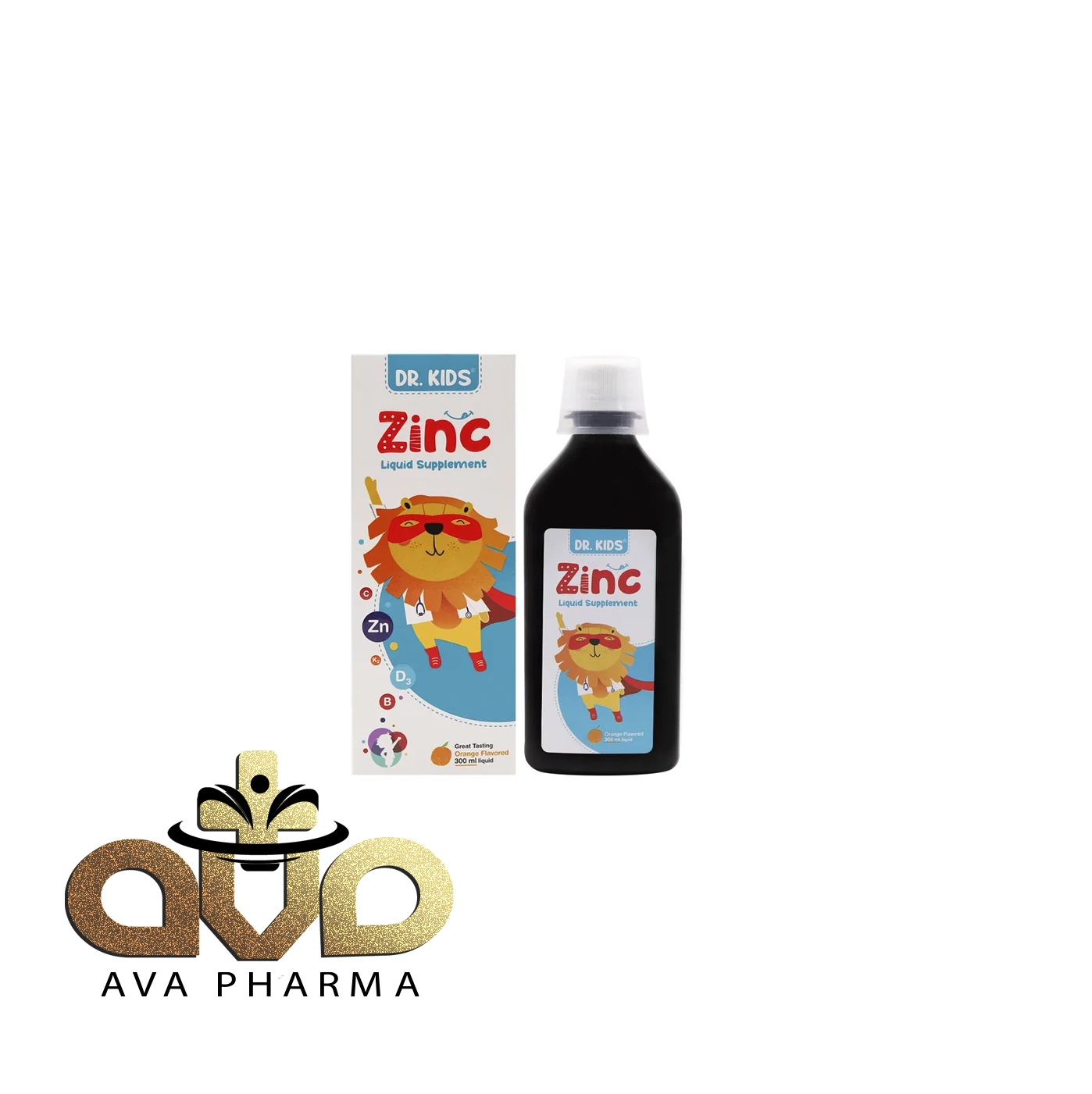 Zinc Liquid - Dr. Kids 1 شربت زینک دکتر کیدز | آوافارما