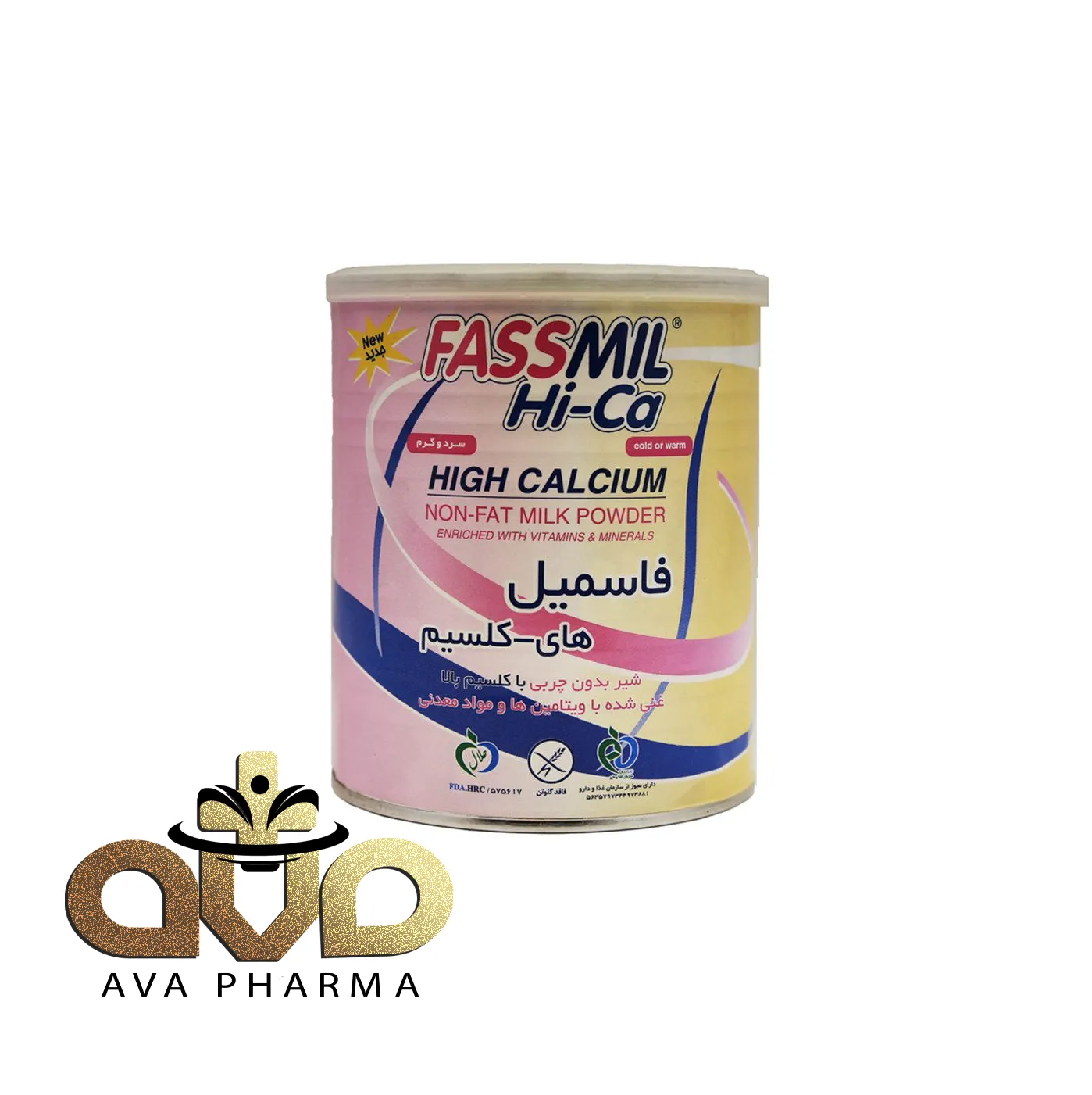 Fassmil High Calcium Fasska-1 پودر فاسمیل های کلسیم فاسبل 400 گرم | آوافارما